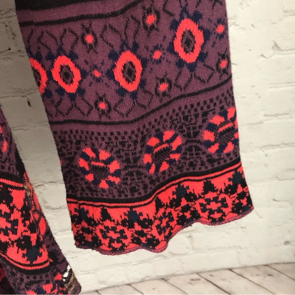 TUNIC - Women's Free People Multicolored Abstract Prism Patterned Tunic. Size S - Picture 11 of 16